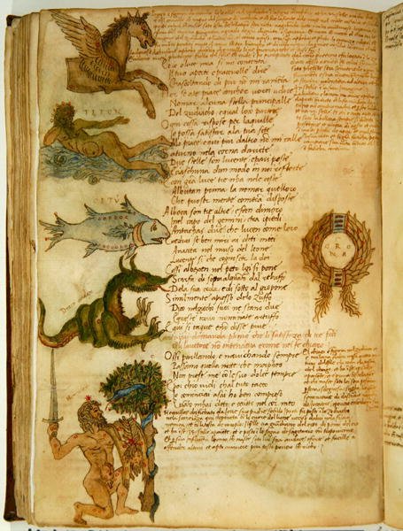 Ms Ital 483 P.4.7 f.159v الأبراج ، من 