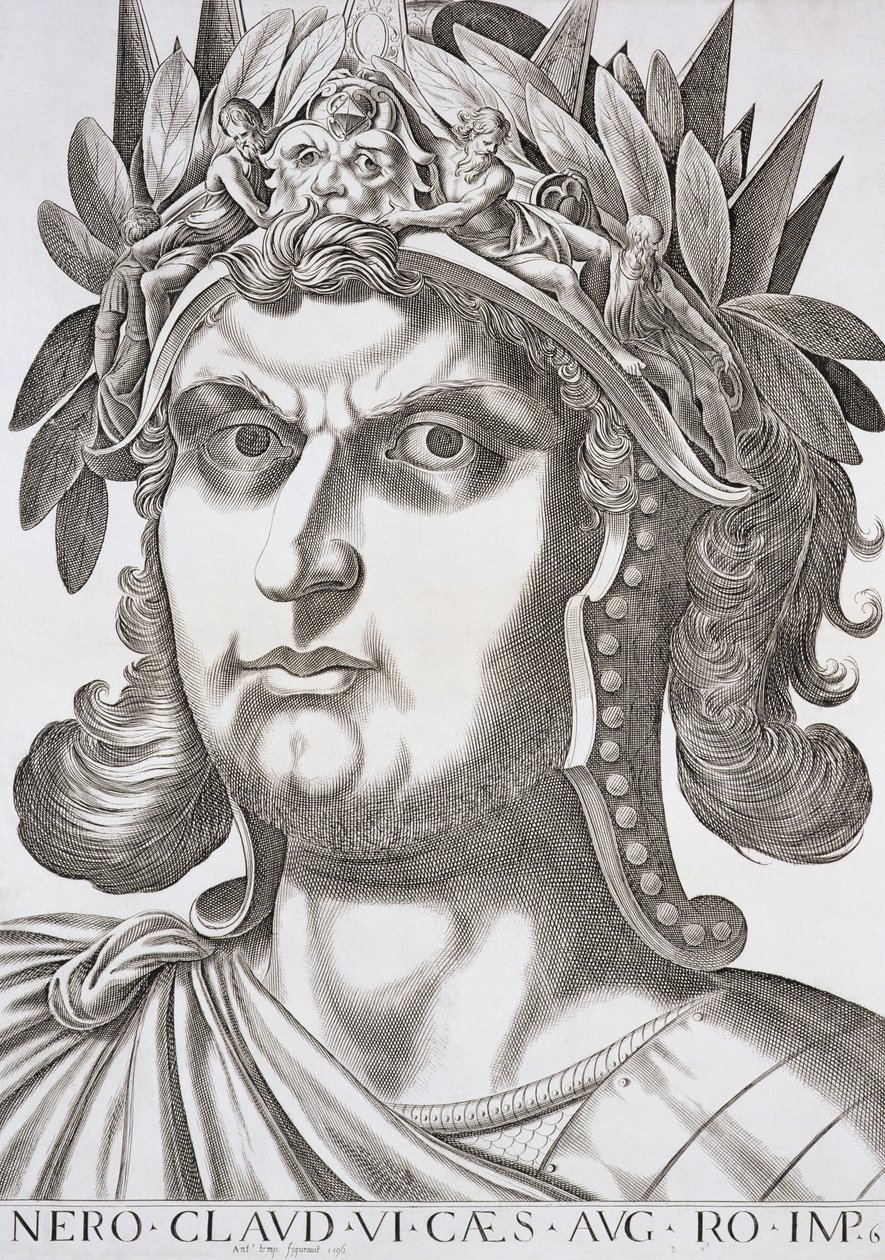 نيرو (37-68 م) ، 1596 بواسطة المدرسة الايطالية