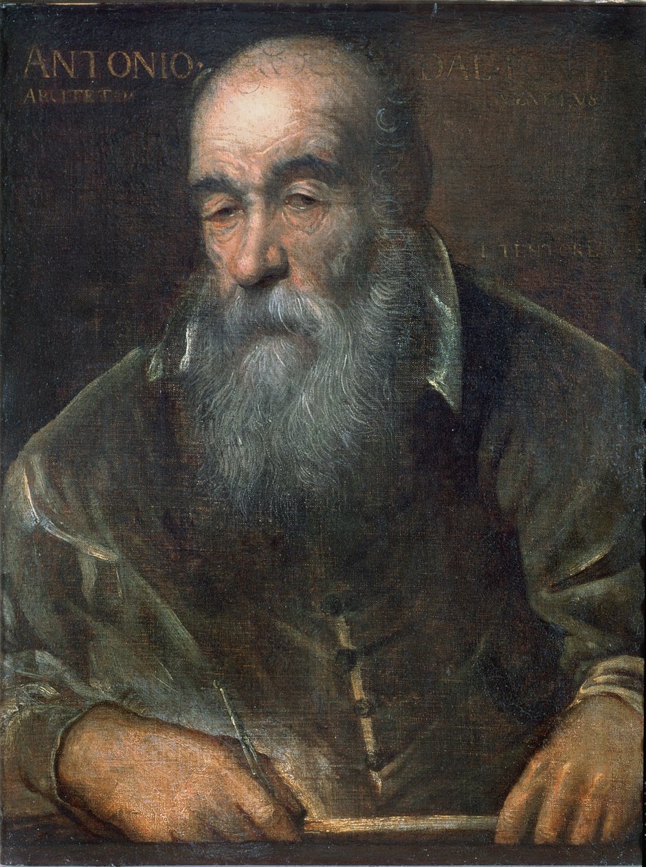 صورة أنطونيو دا بونتي (1512-1597) (بنيت جسر ريالتو) بواسطة المدرسة الايطالية