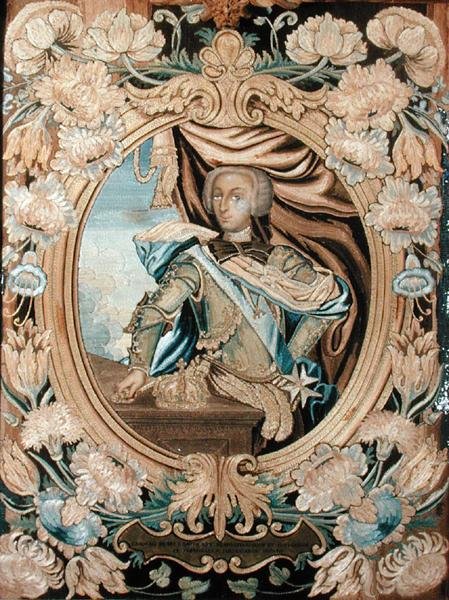 صورة لكارلوس الثالث (1759-1788) ملك صقلية ونابولي وإسبانيا والقدس (انظر 186988) بواسطة المدرسة الايطالية