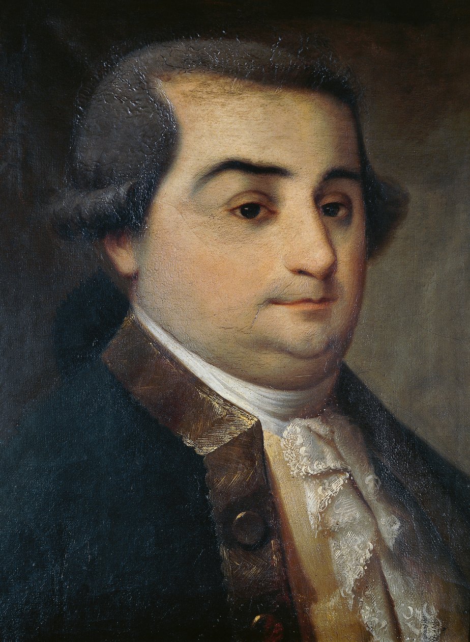 Portrait of Cesare Beccaria (1738-1794), Italian jurist, philosopher, and politician, painting by an unknown Lombard artist بواسطة المدرسة الايطالية