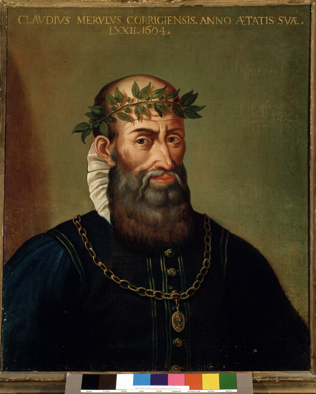 صورة لكلوديو ميرولو (ميرلوتي ، ميرولوس) (1533-1604) الملحن الإيطالي في القرن السابع عشر. بواسطة المدرسة الايطالية