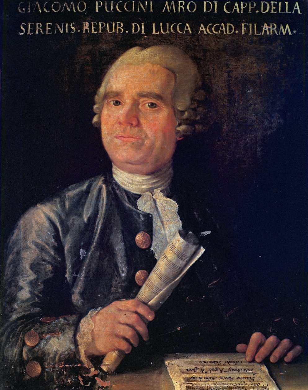 صورة لجياكومو بوتشيني (1712-1781) (زيت على قماش) بواسطة المدرسة الايطالية