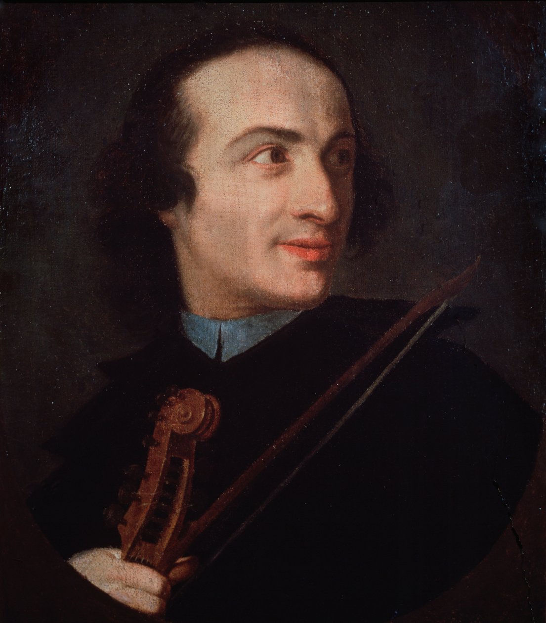 صورة لجوسيبي تارتيني (1692-1770) عازف كمان وملحن إيطالي. بواسطة المدرسة الايطالية