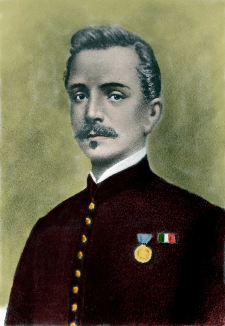 صورة للكاتب والوطني الإيطالي إيبوليتو نييفو (1831-1861). بواسطة المدرسة الايطالية
