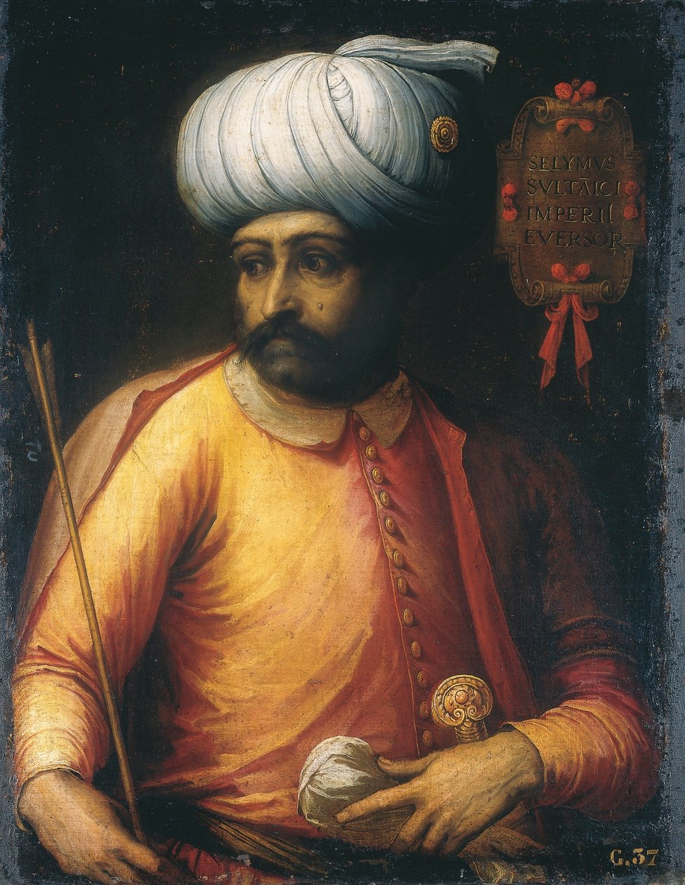 صورة سليم الأول ، ص 1550 بواسطة المدرسة الايطالية