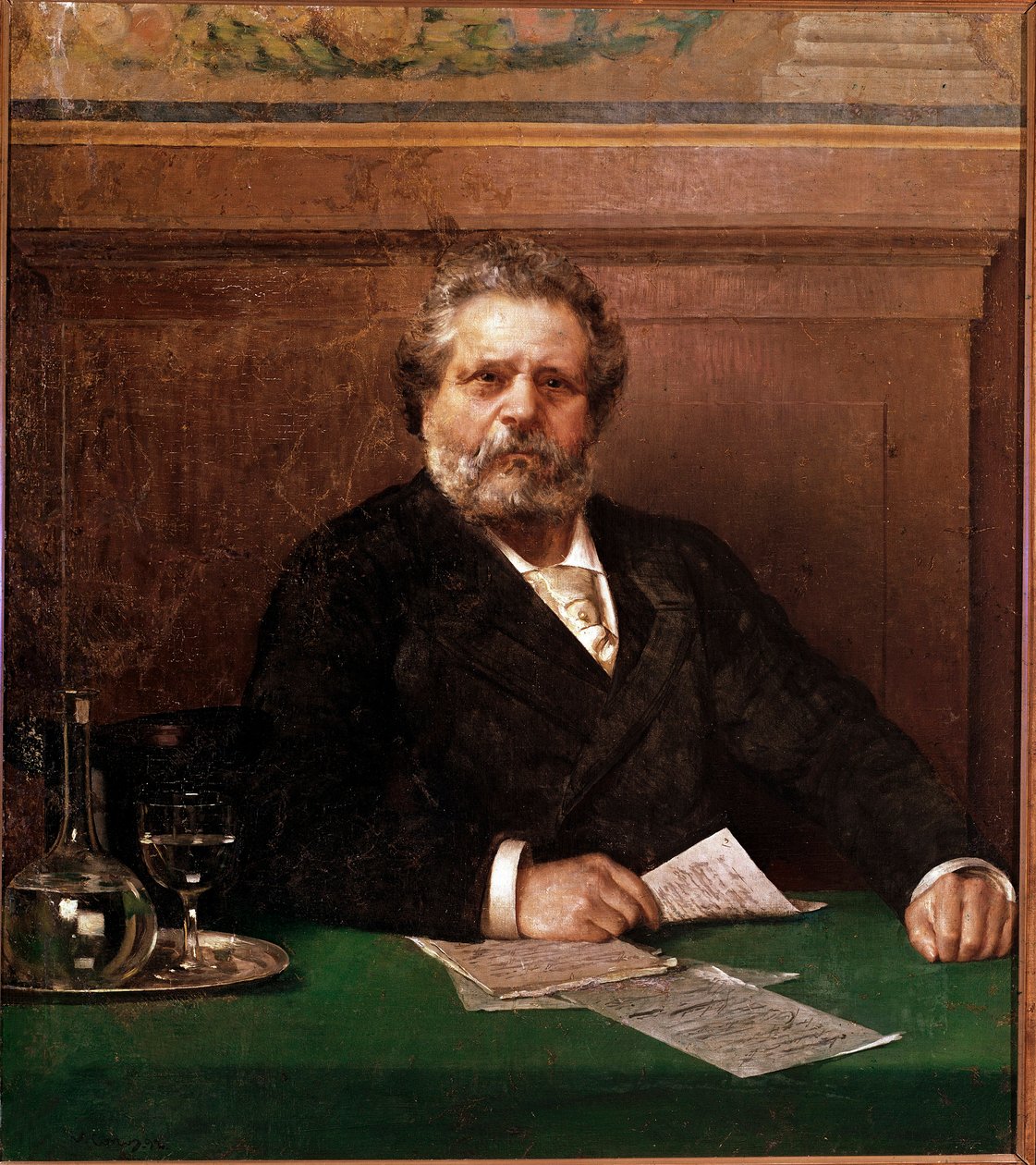 Portrait of the Italian poet Giosue Carducci (1835-1907) Anonymous painting. End of the 19th century Bologna, Casa Carducci - Portrait of the italian poet Giosue Carducci 1835-1907.Anonymous painting, end of the 19th century, Casa Carducci, Bologna, Italy بواسطة المدرسة الايطالية