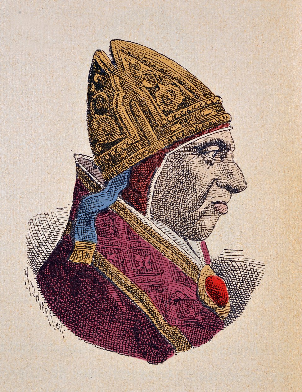 صورة للبابا كاليكست الثالث (Calliste أو Callixtus أو Callistus أو Callisto) (1455-1458) بواسطة المدرسة الايطالية