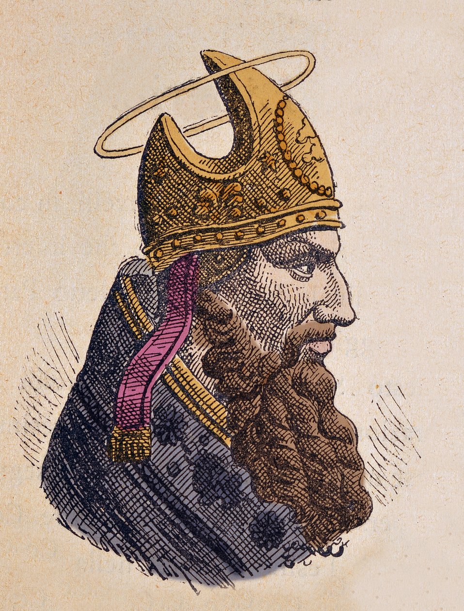 صورة البابا مارك (مرقس أو ماركوس أو ماركو) (335-336) بواسطة المدرسة الايطالية