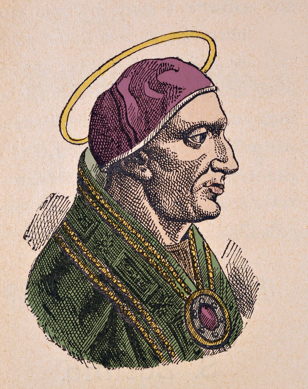 صورة للبابا زوسيم إير (زوسيموس ، زوسيمو) (417-418) بواسطة المدرسة الايطالية