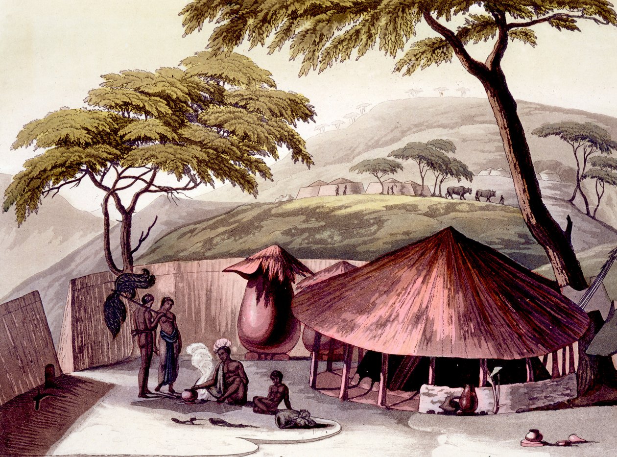 الساحل الجنوبي الشرقي: أمة كافيري ، 1820s-30s بواسطة المدرسة الايطالية