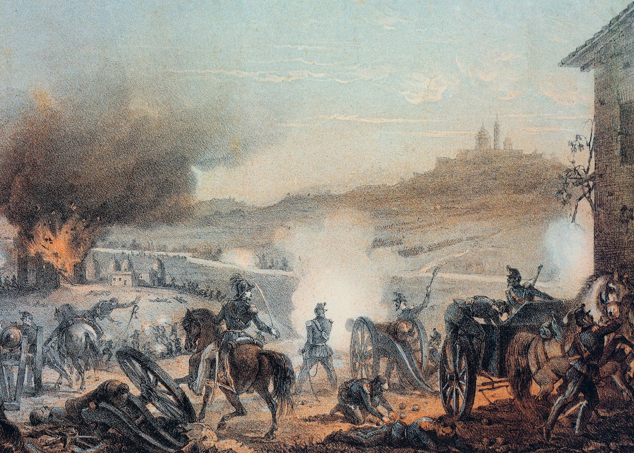 معركة كاستلفيداردو (معركة بعثة الألف) 18 سبتمبر 1860 - Risorgimento (التوحيد الإيطالي) (1859-1924): معركة Castelfidardo 18 سبتمبر 1860 - هزمت القوات البابوية من قبل قوات Piemontese بواسطة المدرسة الايطالية