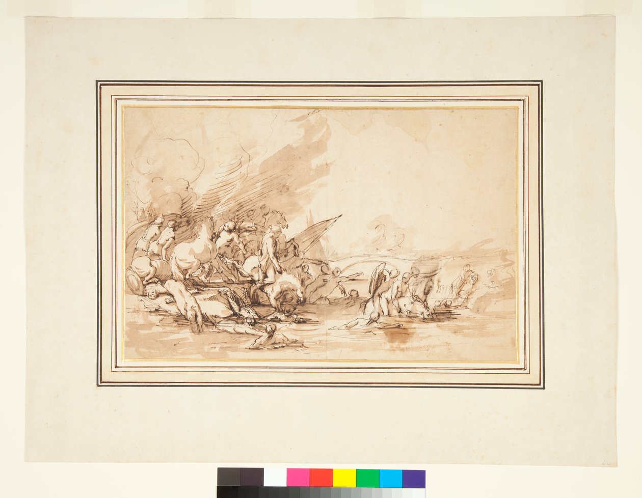 رحلة كلويليا ورفاقها ، 1650-1700 بواسطة المدرسة الايطالية