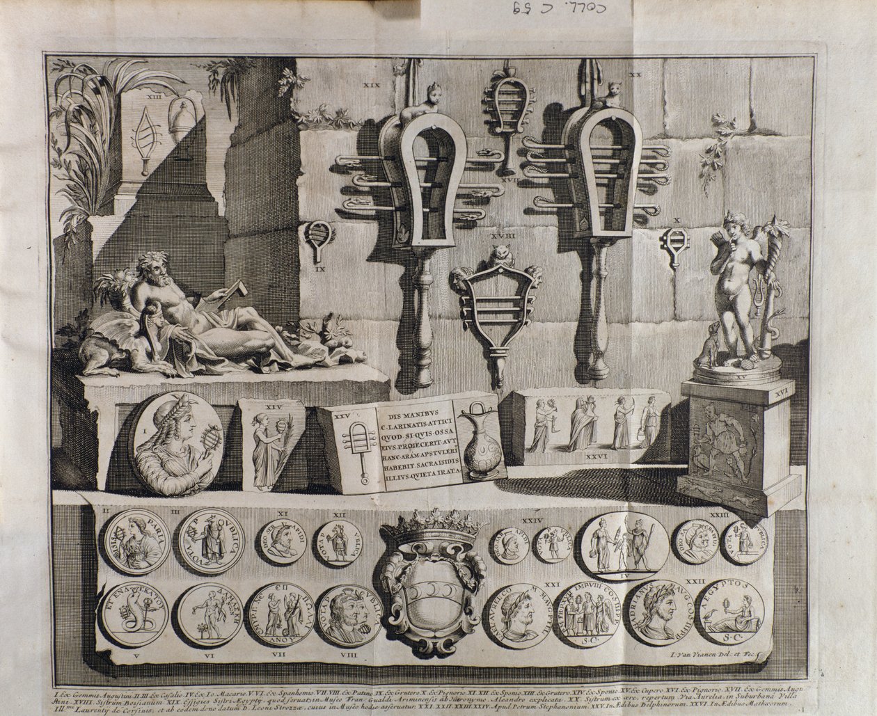 كلما (أجراس) ، تمثيلات مختلفة من الأخت بنديكت باشينيوس (1651-1721) بواسطة المدرسة الايطالية