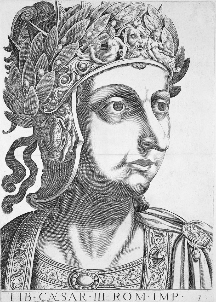 طبريا قيصر (42 ق.م - 37 م) ، 1596 بواسطة المدرسة الايطالية