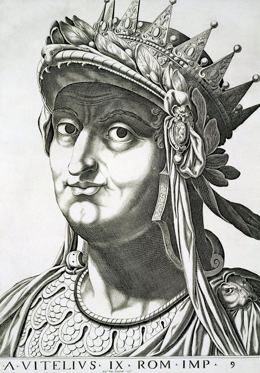 فيتليوس (15-69 م) ، 1596 بواسطة المدرسة الايطالية