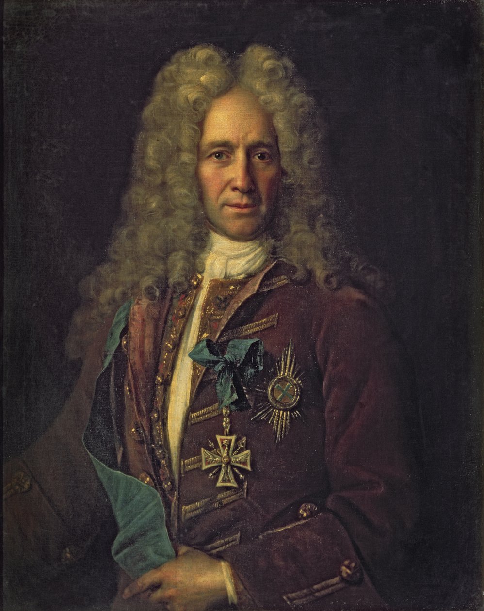 صورة مستشار الدولة الكونت ج. جولوفكين ، 1720 بواسطة إيفان نيكيتيش نيكيتين
