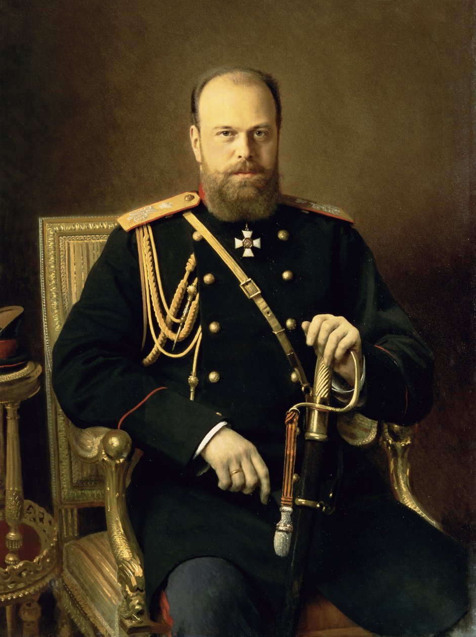 صورة الإمبراطور ألكسندر الثالث (1845-1894) 1886 بواسطة إيفان نيكولايفيتش كرامسكوي
