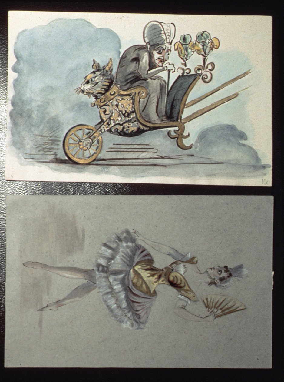 تصاميم أزياء الباليه "الجمال النائم" من تشايكوفسكي (1840-1893) ص 1890 بواسطة إيفان Vsevolozhsky