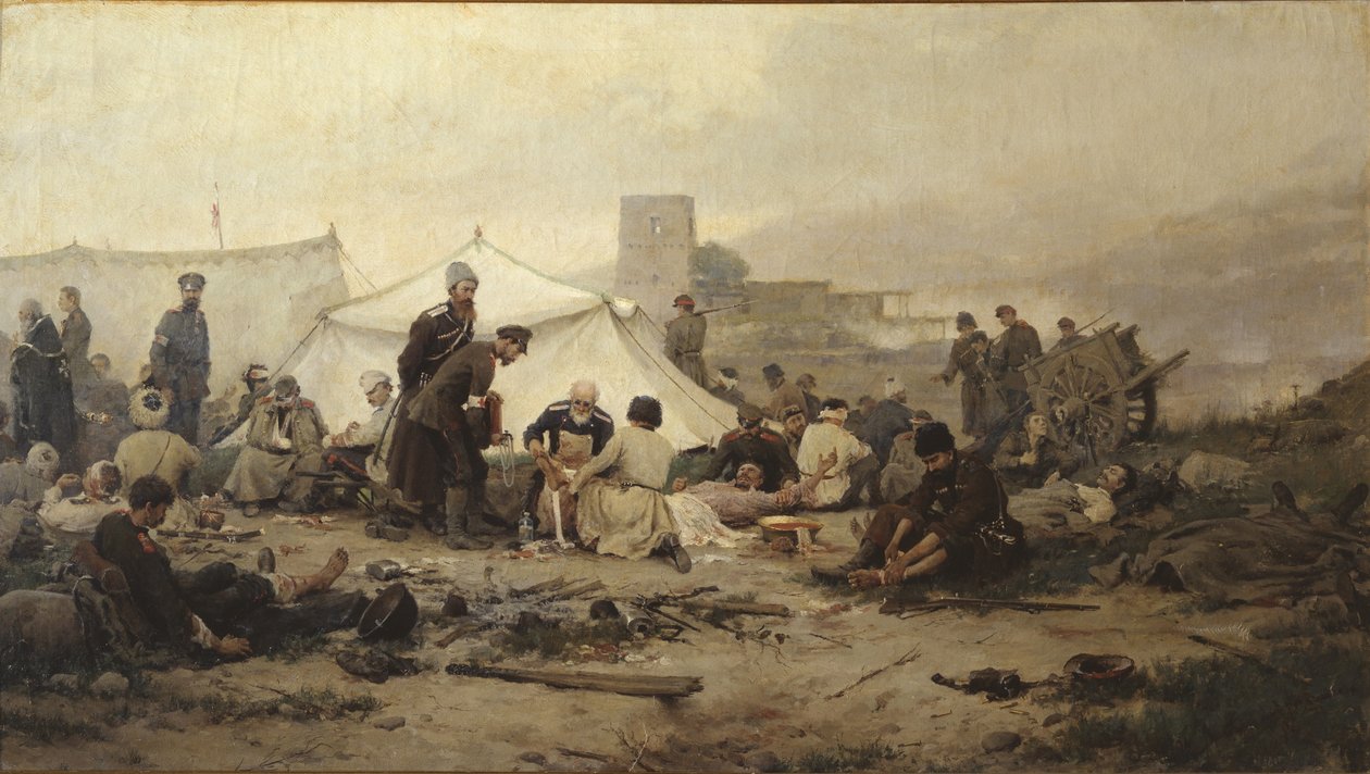 محطة خلع الملابس ، 1893 بواسطة إيفان أليكسييفيتش فلاديميروف