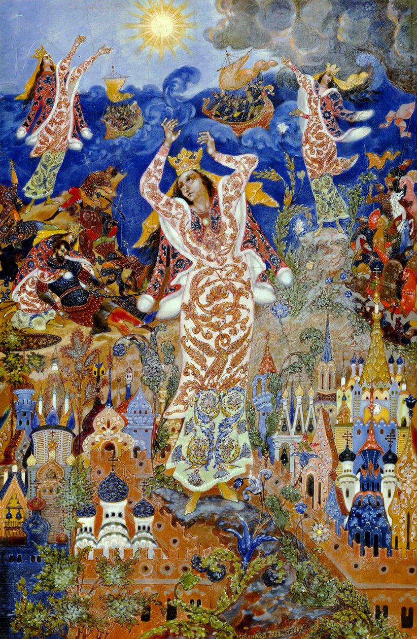 رثاء ياروسلافنا ، 1932-1933. بواسطة إيفان إيفانوفيتش جوليكوف