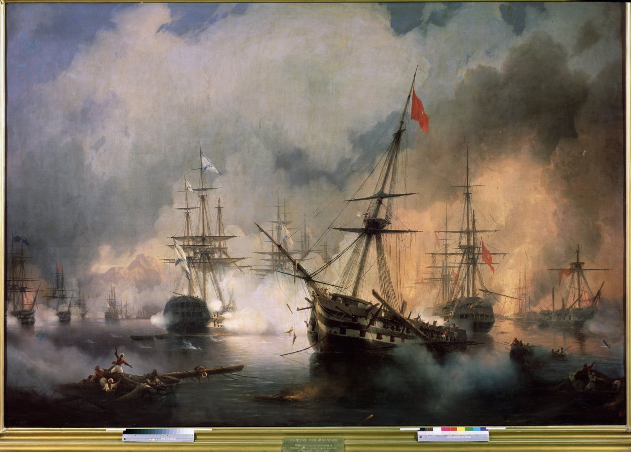 معركة نافارينو، 20 أكتوبر 1827 بواسطة إيفان كونستانتينوفيتش أيفازوفسكي