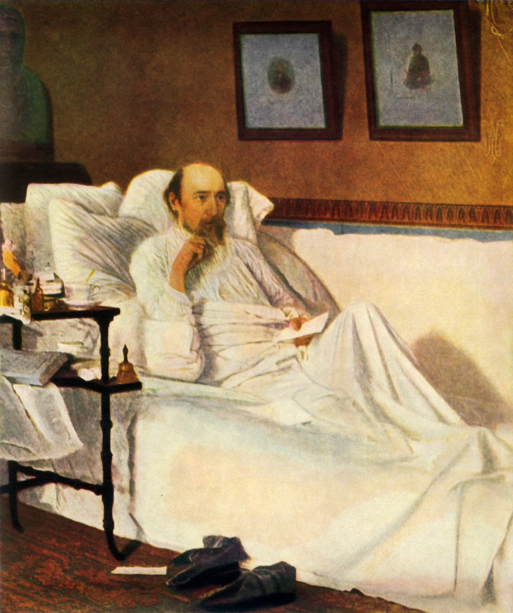 صورة نيكراسوف ، 1877 ، 1965. بواسطة إيفان كرامسكوي