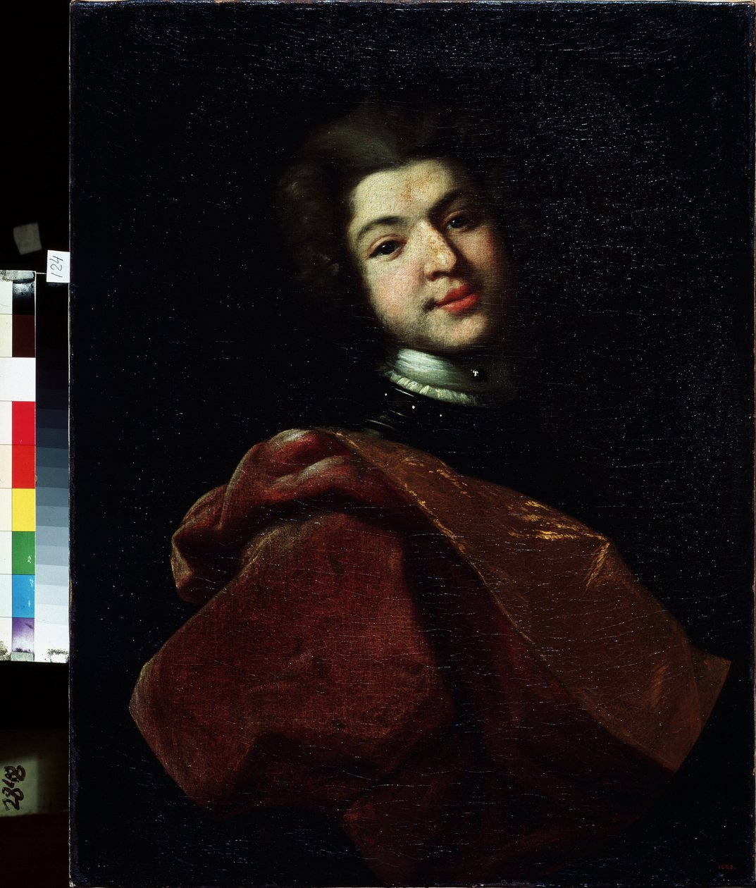 صورة للبارون سيرجي ستروجانوف (1707-1756) (صورة البارون سيرجي ستروجانوف). لوحة إيفان نيكيتيش نيكيتين (نيكيتين) (حوالي 1680-بعد 1742) ، زيت على قماش بواسطة إيفان نيكيتيش نيكيتين