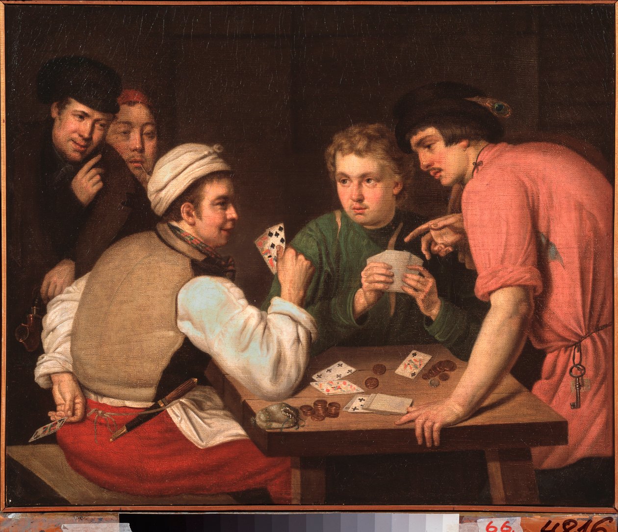 شارب - رسم إيفان فيليبوفيتش توبيليف (توبيليف) (1758-1821) ، زيت على قماش. بواسطة إيفان فيليبوفيتش توبيلف