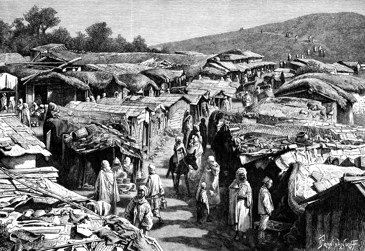 حي بني رمسيس ، قسنطينة ، الجزائر ، 1895. بواسطة إيفان برانيشنيكوف