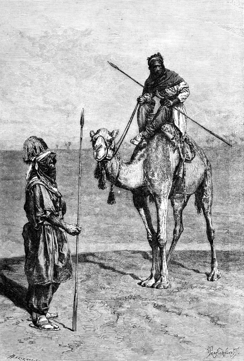 الطوارق في رحلة ، شمال إفريقيا ، 1895. بواسطة إيفان برانيشنيكوف
