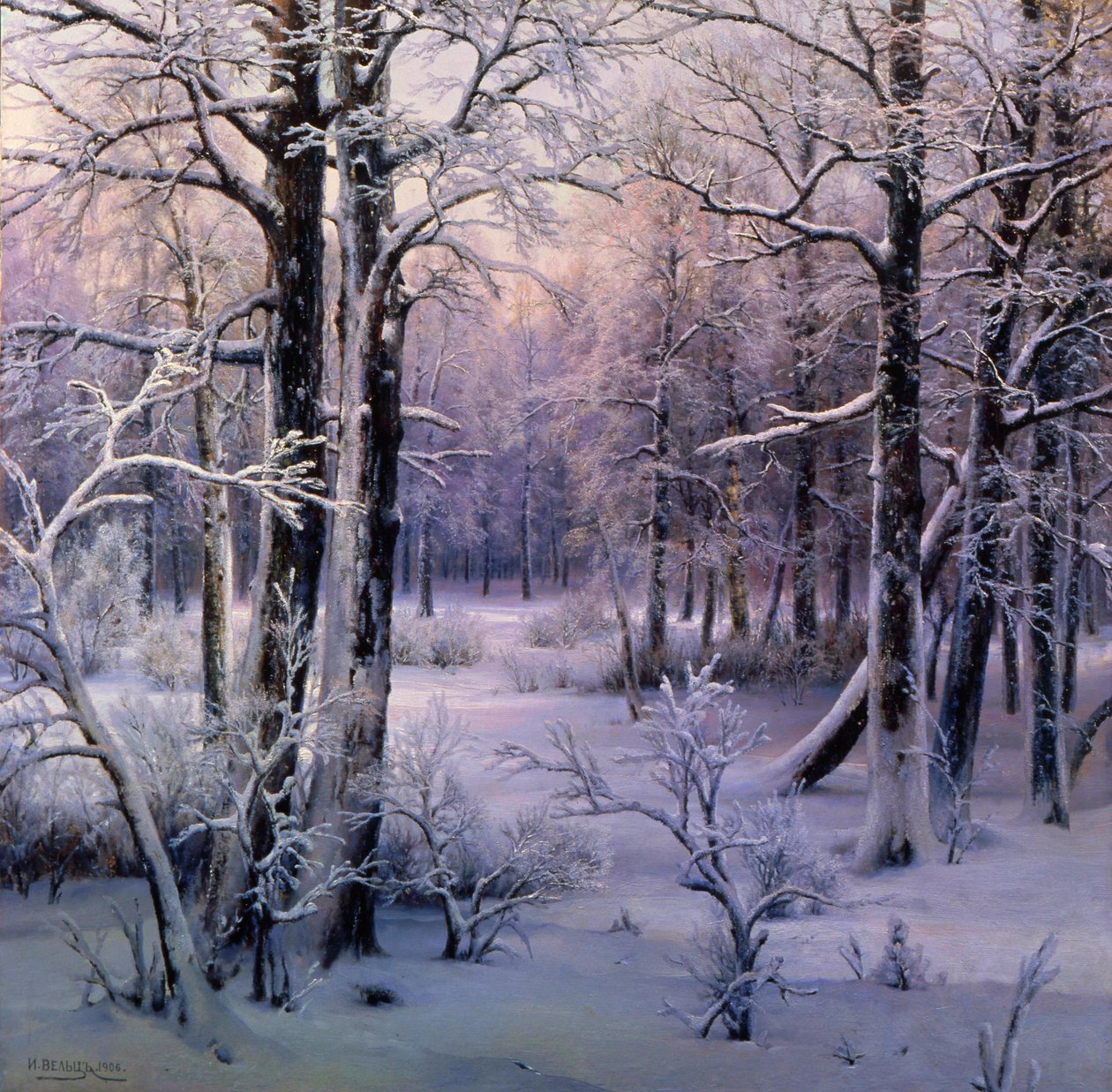 "Hoarfrost" ، 1906. بواسطة إيفان فيلز