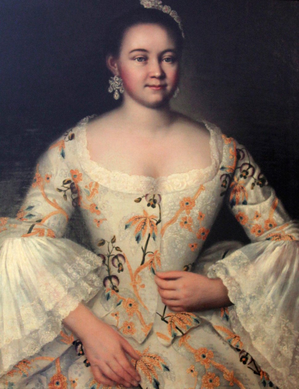 "ستيبانيدا ستيبانوفنا ياكوفليفا" ، c1757-c1761 بواسطة إيفان فيشنياكوف