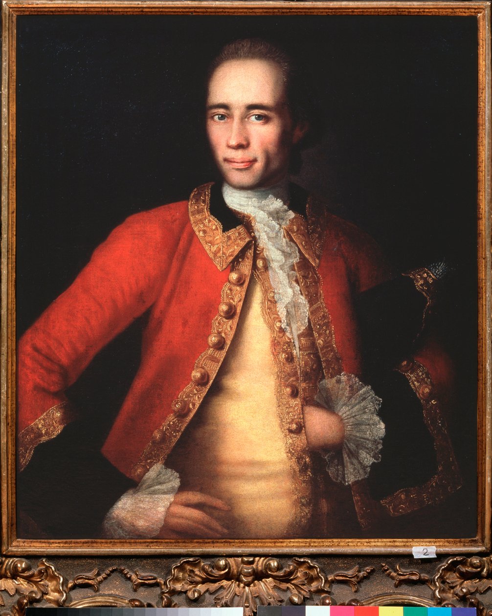 Portrait de l'ecrivain et traducteur Matvei Begichev (صورة للمؤلف والمترجم M Begichev) - Peinture de Ivan Yakovlevich Vishnyakov (Vishniakov) (1699-1761) ، huile sur toile بواسطة إيفان ياكوفليفيتش فيشنياكوف