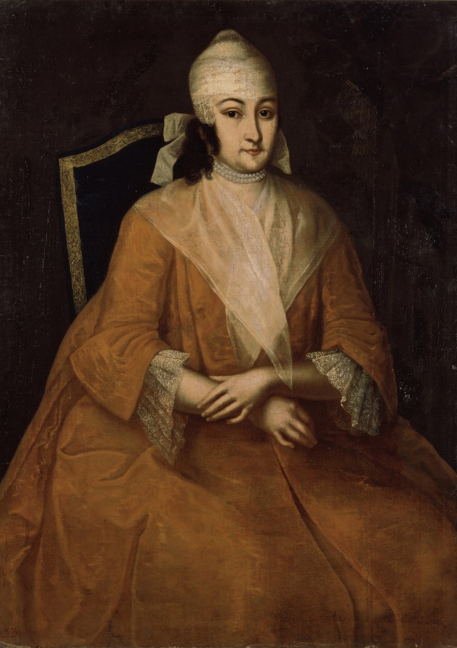 صورة لآنا ليوبولدوفنا ، الوصي على روسيا 1718-1746 ، بين 1740 و 1746 بواسطة إيفان ياكوفليفيتش فيشنياكوف