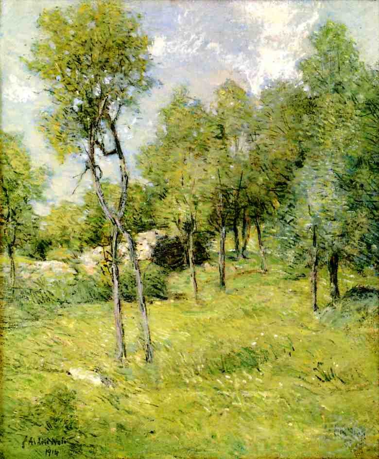 منتصف الصيف المناظر الطبيعية بواسطة J. Alden Weir