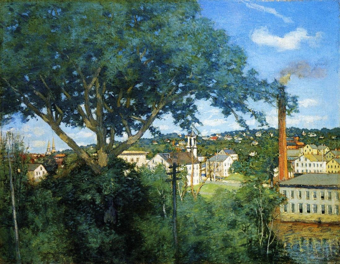 مصنع فيلاجين بواسطة J. Alden Weir