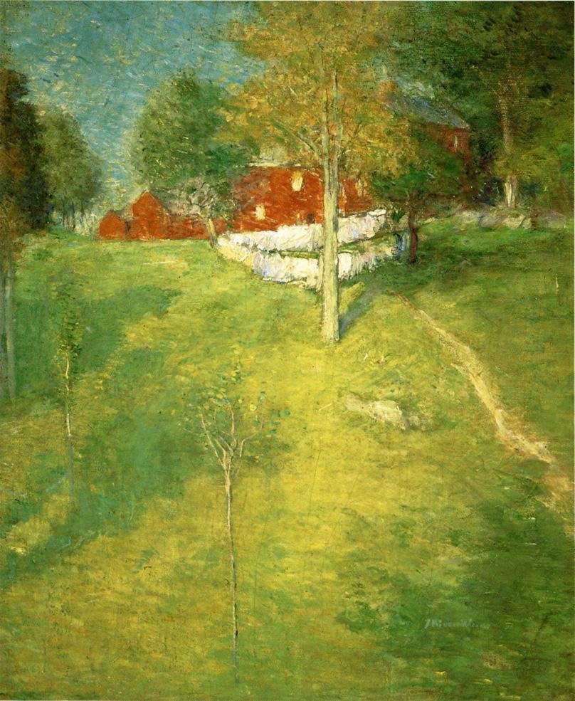 الغسيل ، Branchvillen بواسطة J. Alden Weir