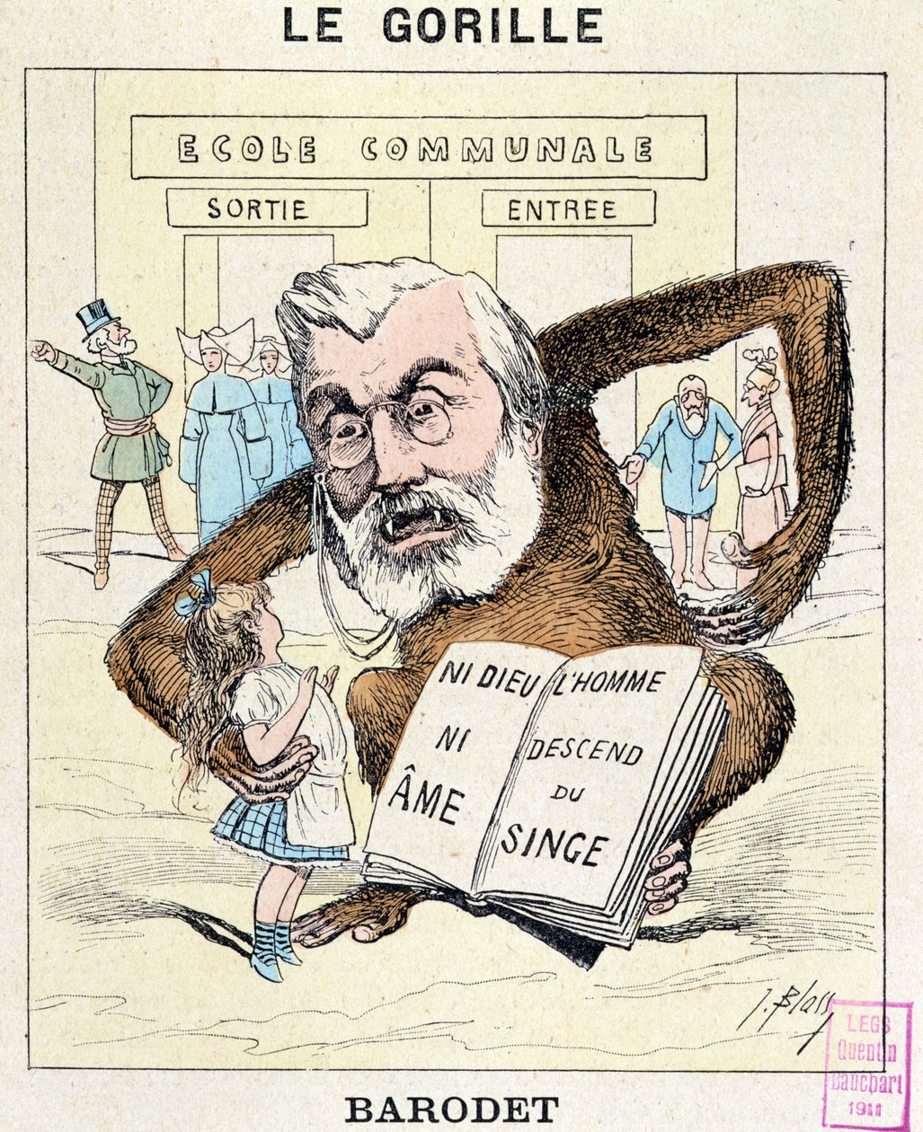 كاريكاتير الرغبة باروديت (1823-1906) ج .1880 بواسطة جيه بالي