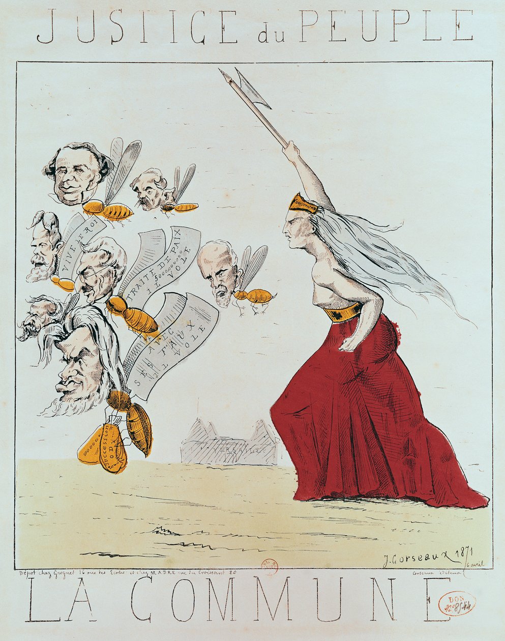 رمزية الكومونة ، 1871 بواسطة جيه. كورسو