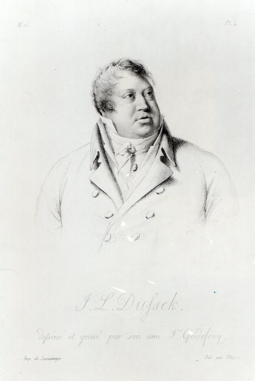 جان لاديسلاف دوسيك (1760-1812) بواسطة J. Godefroy