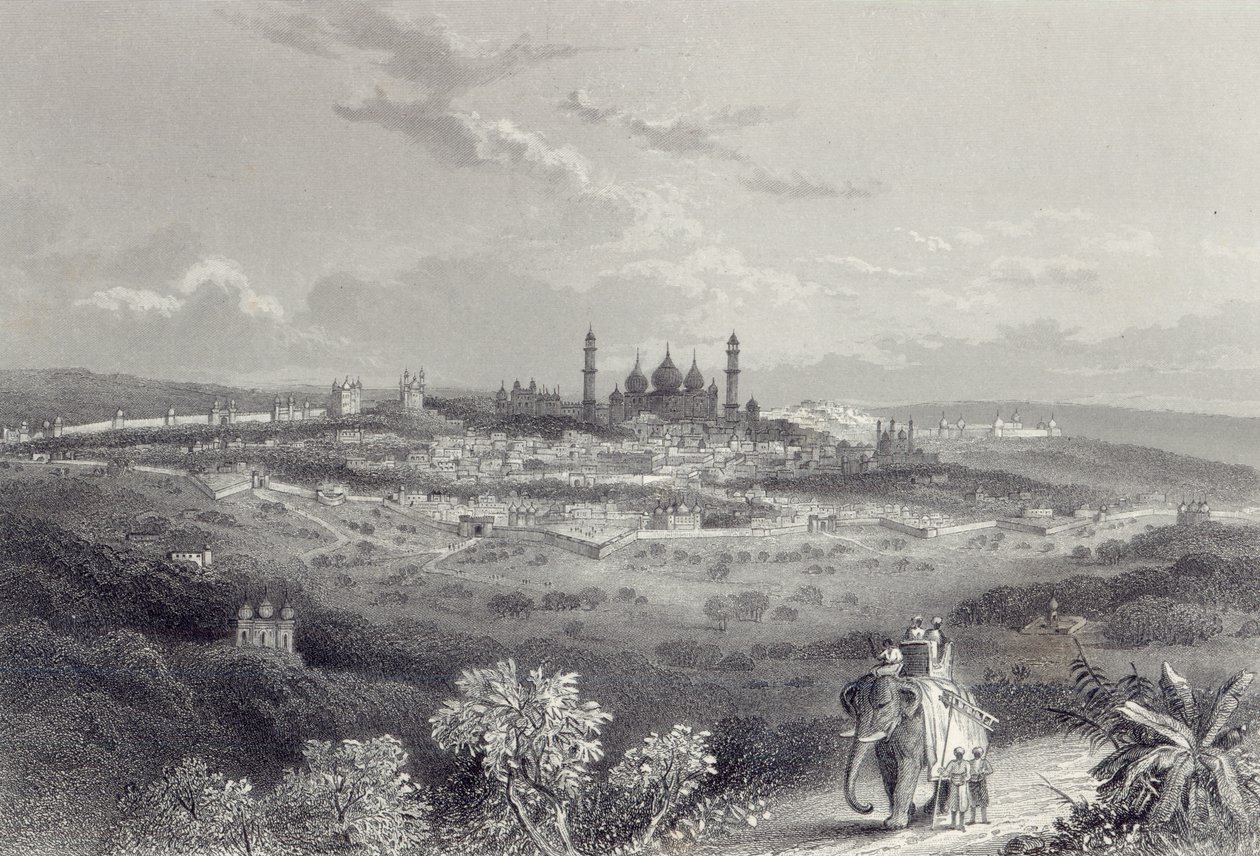 دلهي ، نقشها إدوارد باكسمان براندارد (1819-1898) ج .1860 بواسطة جون رامج