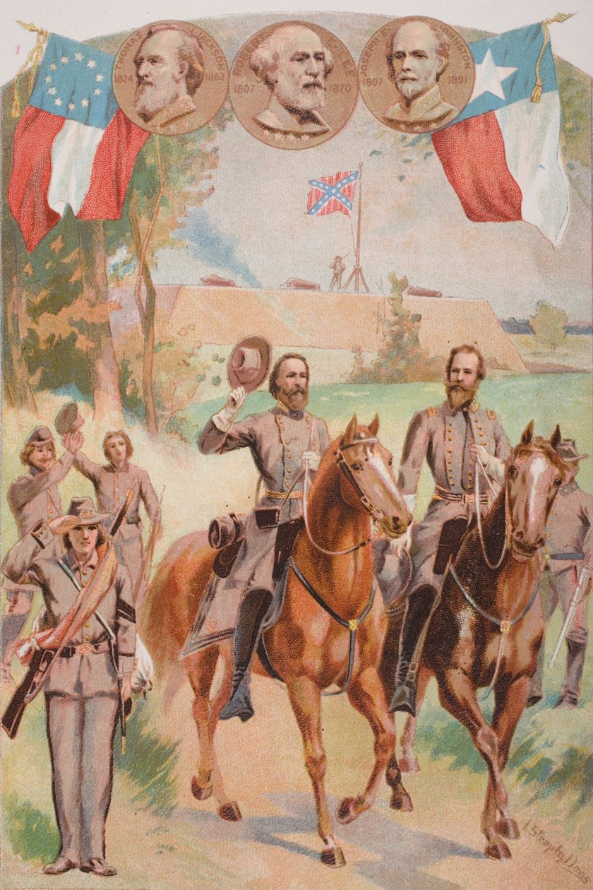 الزي الكونفدرالي خلال الحرب الأهلية الأمريكية (1861-1865) تصحيح بواسطة ستيبل ديفيس
