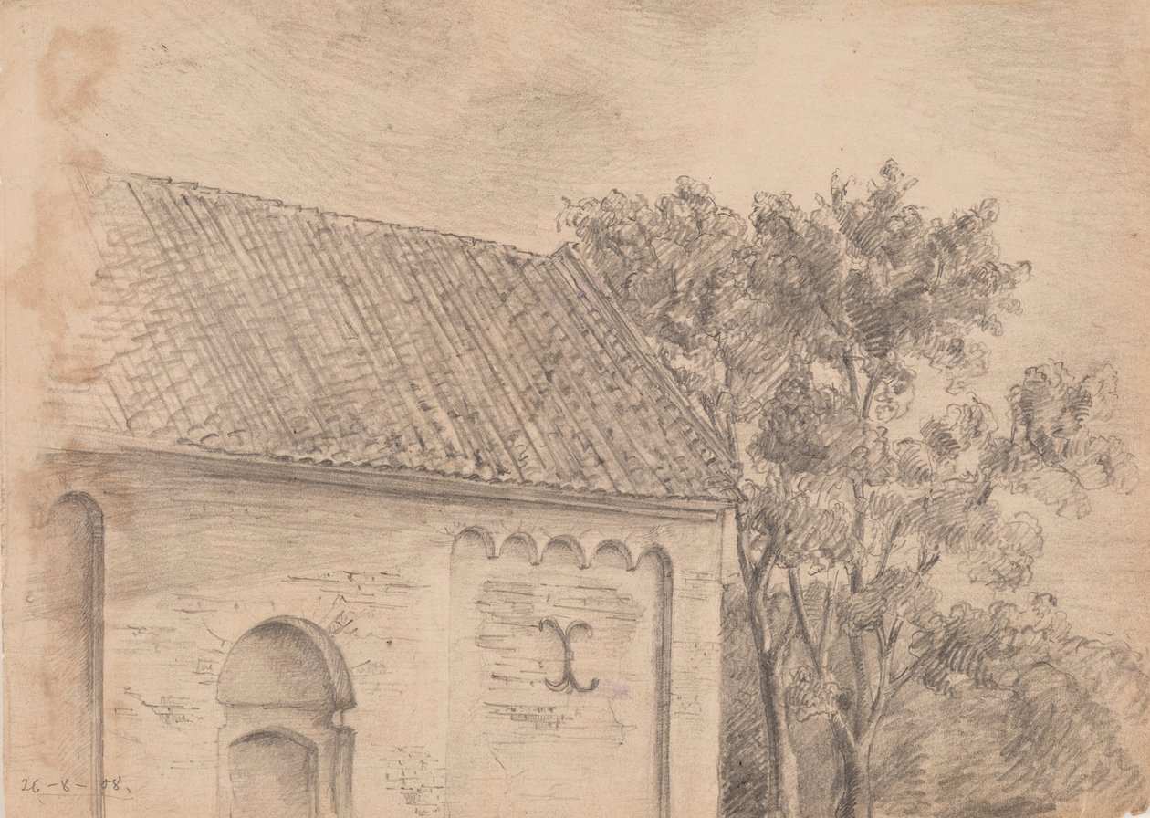 عمارة الكنيسة بالأشجار بواسطة نعم Jerichau (II)