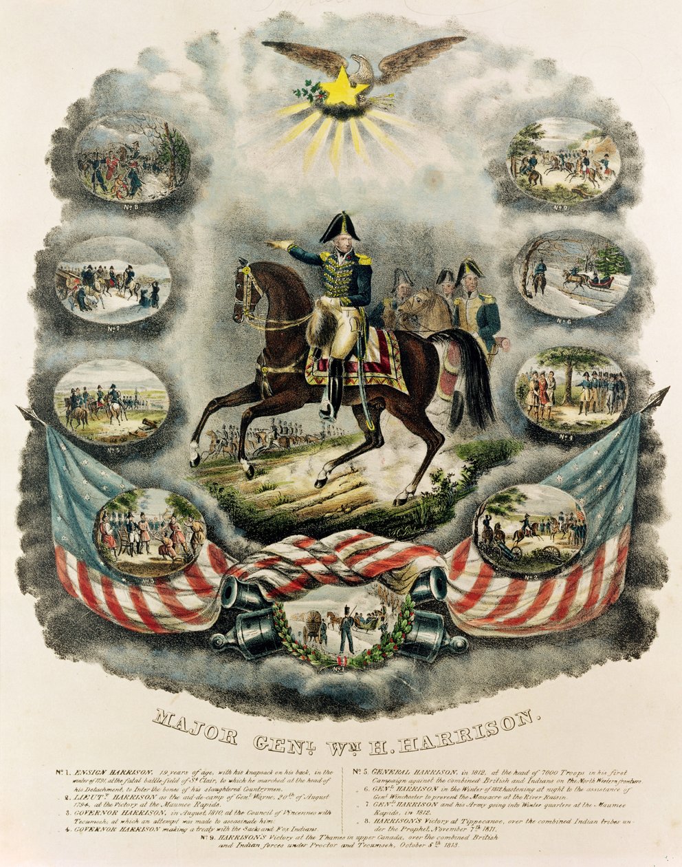اللواء وليام هنري هاريسون ، c.1813 بواسطة جي سي ريتشارد