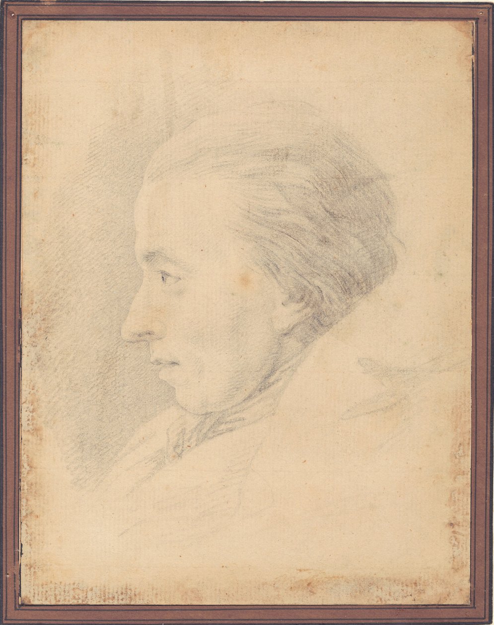 صورة للشاعر يوهانس إيوالد (1743-1781) بواسطة جي إف كليمنس