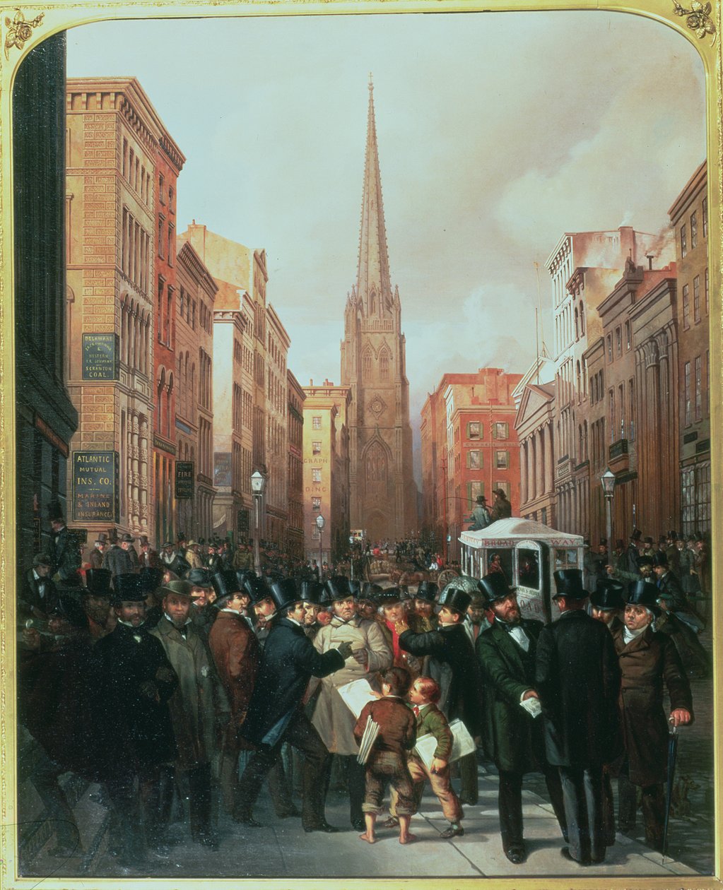 وول ستريت ، 13 أكتوبر 1857 بواسطة JH و Rosenburg ، C. Cafferty