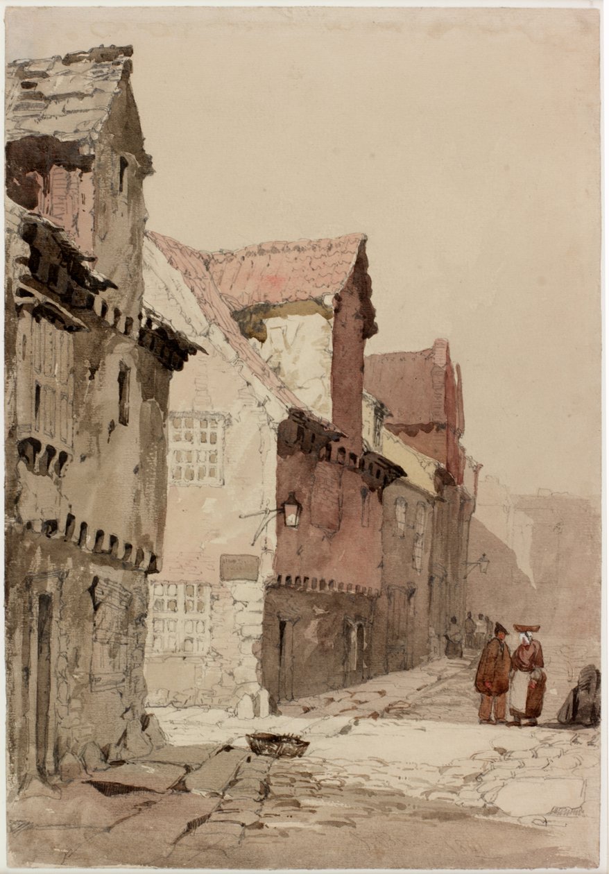 في Pandon ، 1841 (قلم رصاص ومرحاض على الورق) بواسطة جي آي براون
