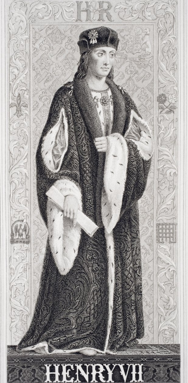 هنري السابع (1457-1509) من كتاب "الرسوم التوضيحية الإنجليزية والتاريخ الاسكتلندي" المجلد الأول بواسطة جي إل ويليامز