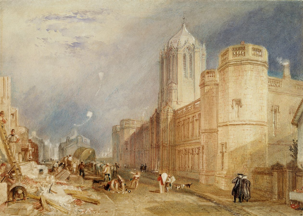 كلية كريست تشيرش ، أكسفورد ، 1832-1833 بواسطة جوزيف مالورد وليام تورنر